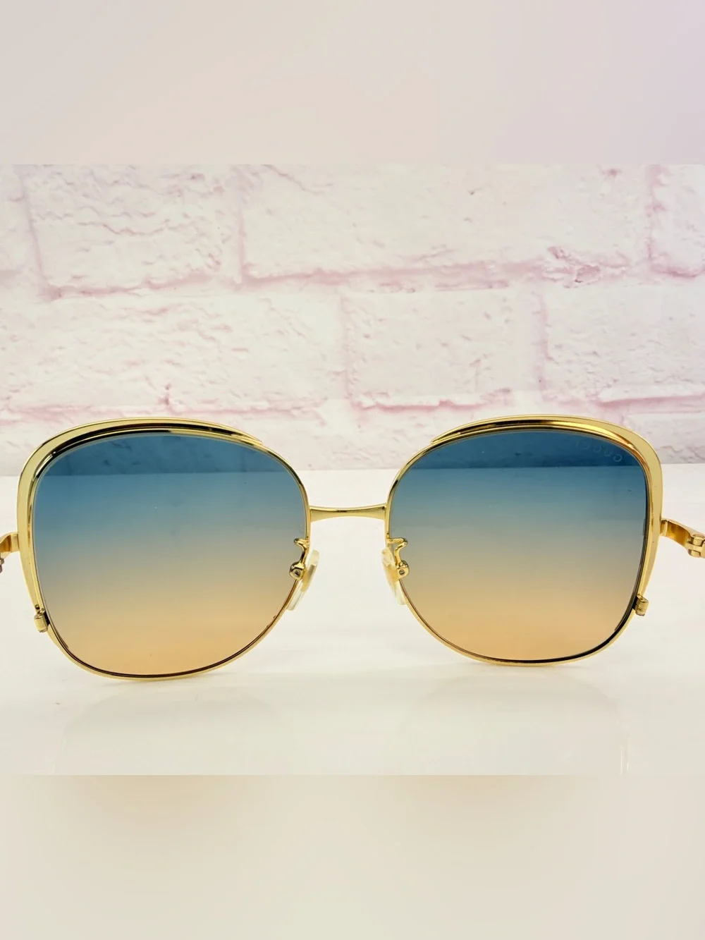 Gucci Oversized Gradient GG0400S Sunglasses New